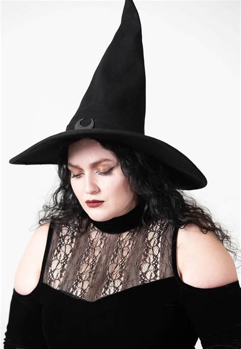 Killstar witch hat with lace